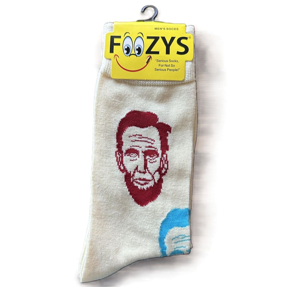 NWT Foozys Multicolor Patterned Crew Length Novelty Socks Size One Size